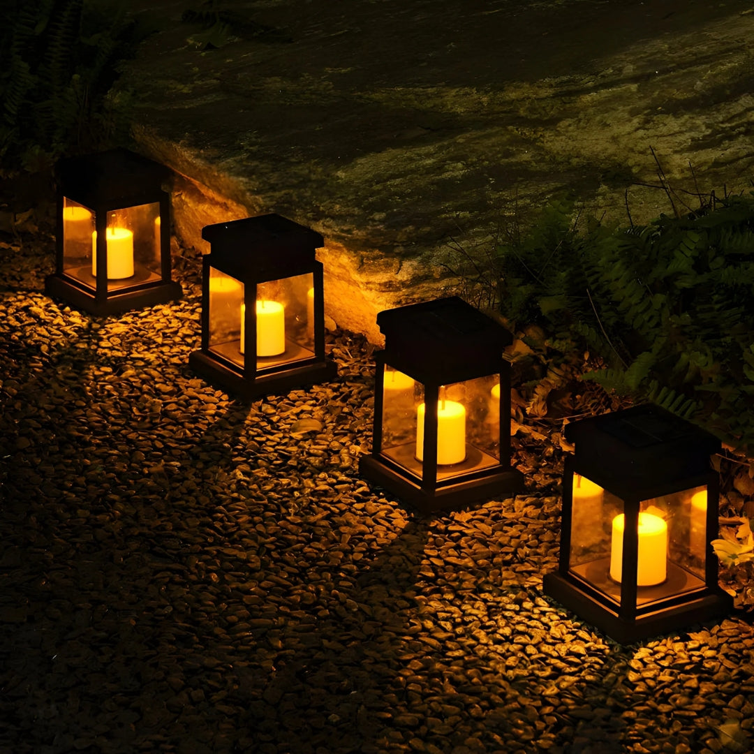 AuroraGlow – Solarna lampa ogrodowa w kształcie świecy 3