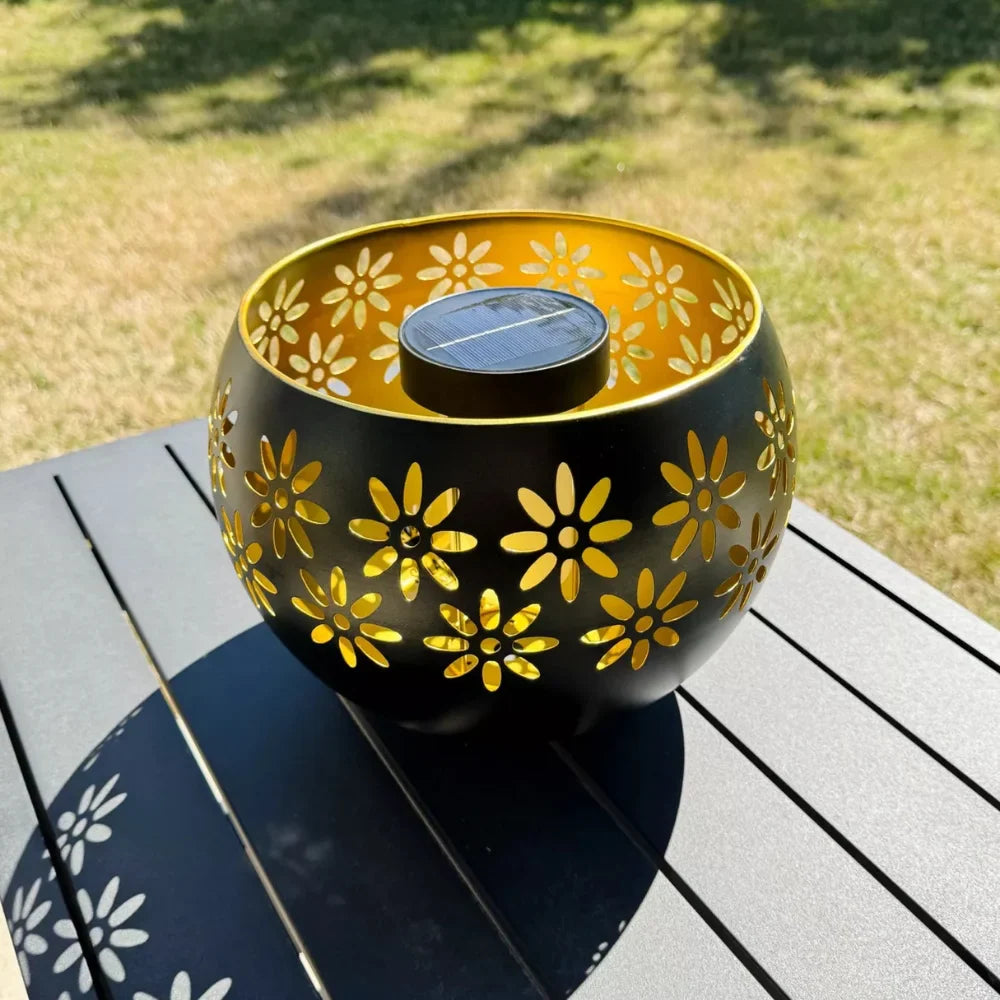 BloomGlow – solarna wodoodporna lampa stołowa w kształcie świecy 1