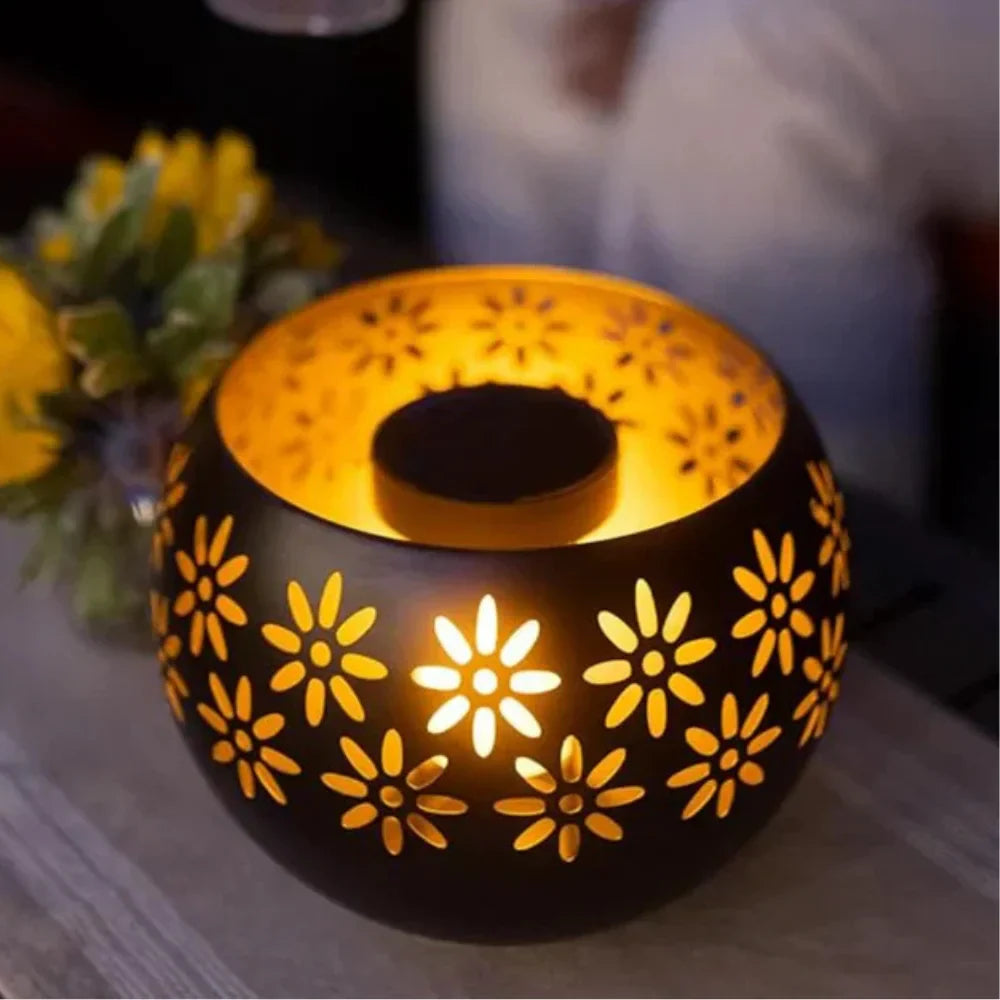 BloomGlow – solarna wodoodporna lampa stołowa w kształcie świecy 4