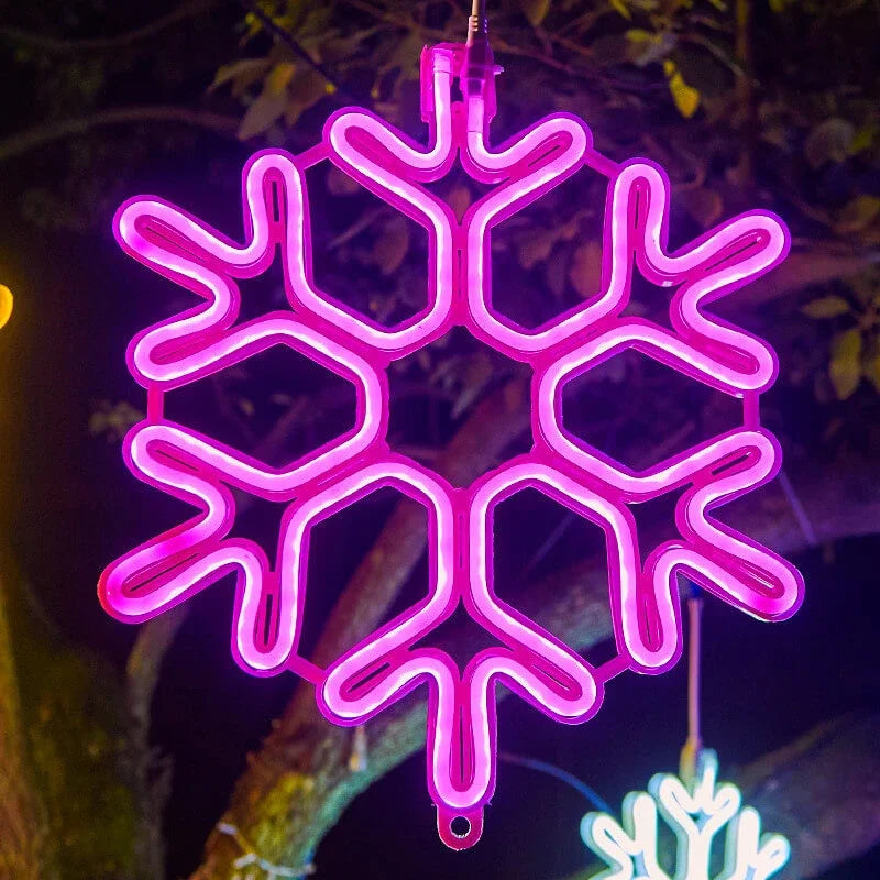 FrostGlow – Lampa ogrodowa w kształcie płatka śniegu 7