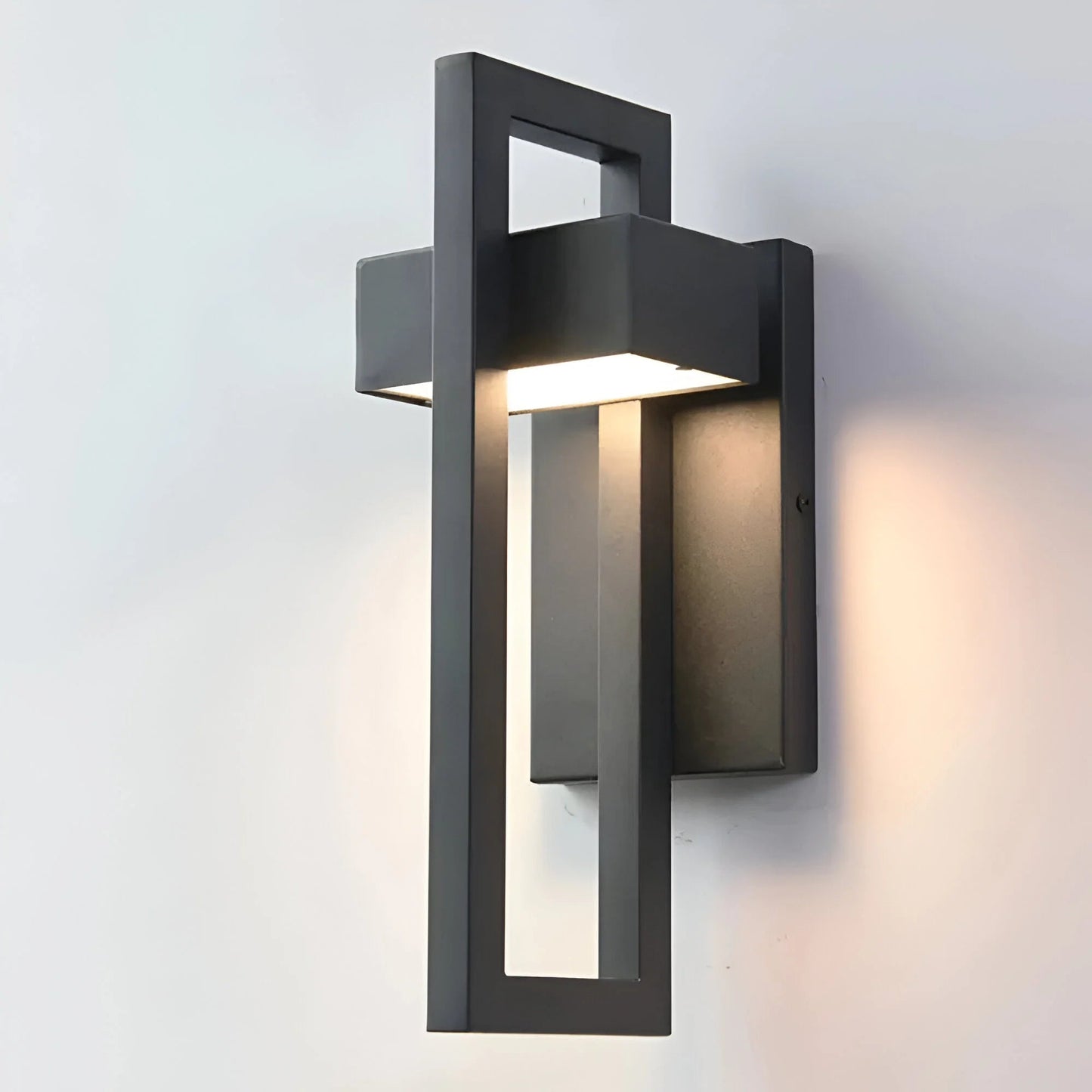 GlowCraft – Odporna na warunki atmosferyczne zewnętrzna lampa ścienna 5
