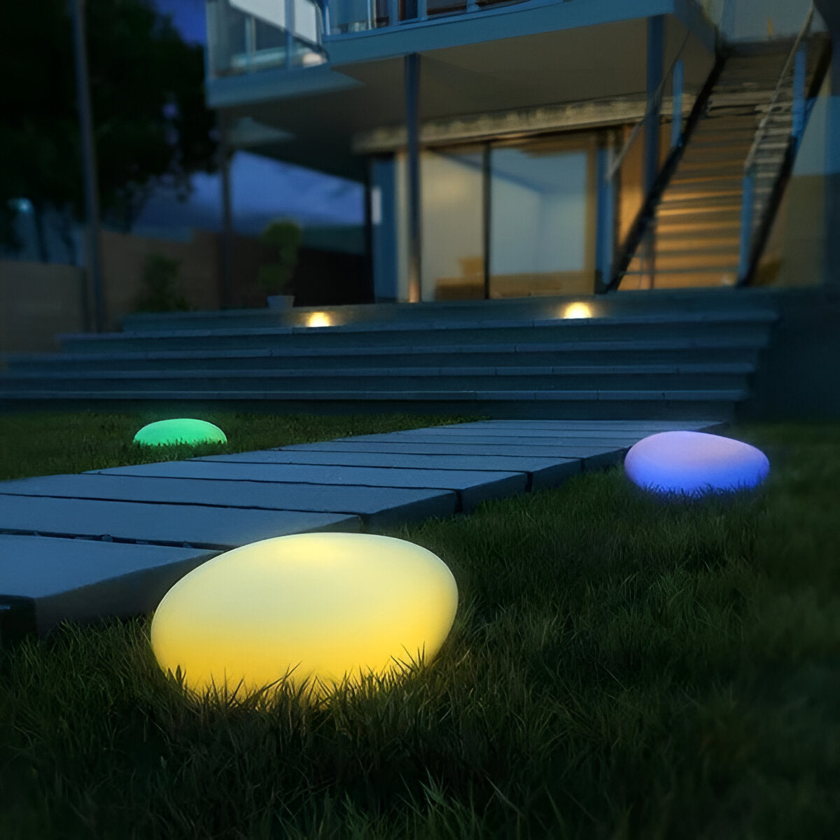 GlowStone – Lampa ogrodowa z kostki brukowej 3