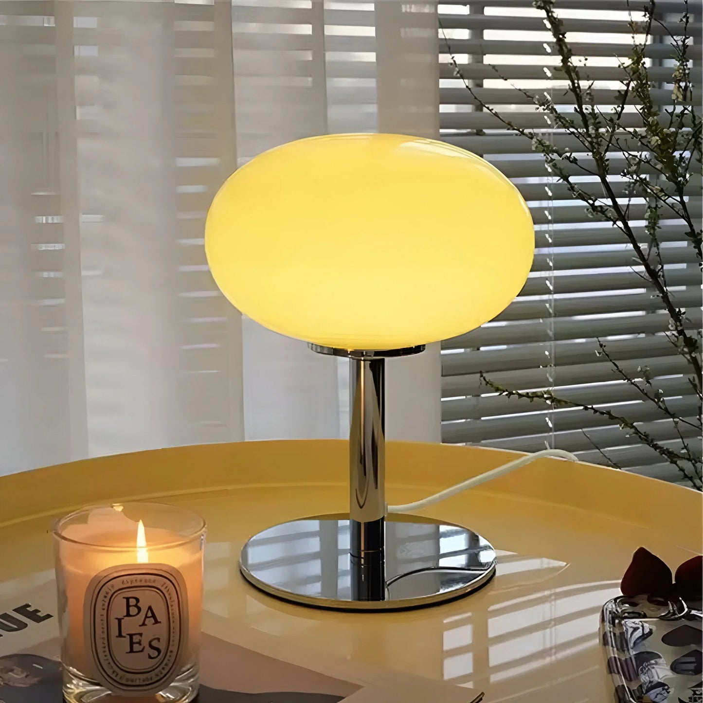LolliGlow – Lampa stołowa ze szkła retro 0