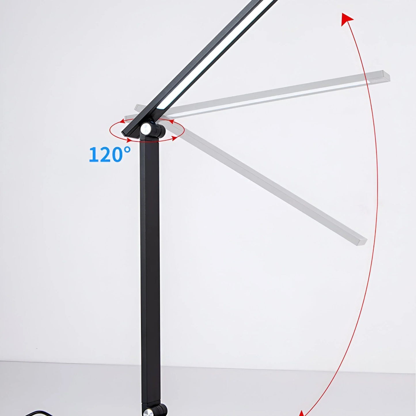 LumaFold – składana lampa stołowa LED z funkcją ściemniania dotykowego 6