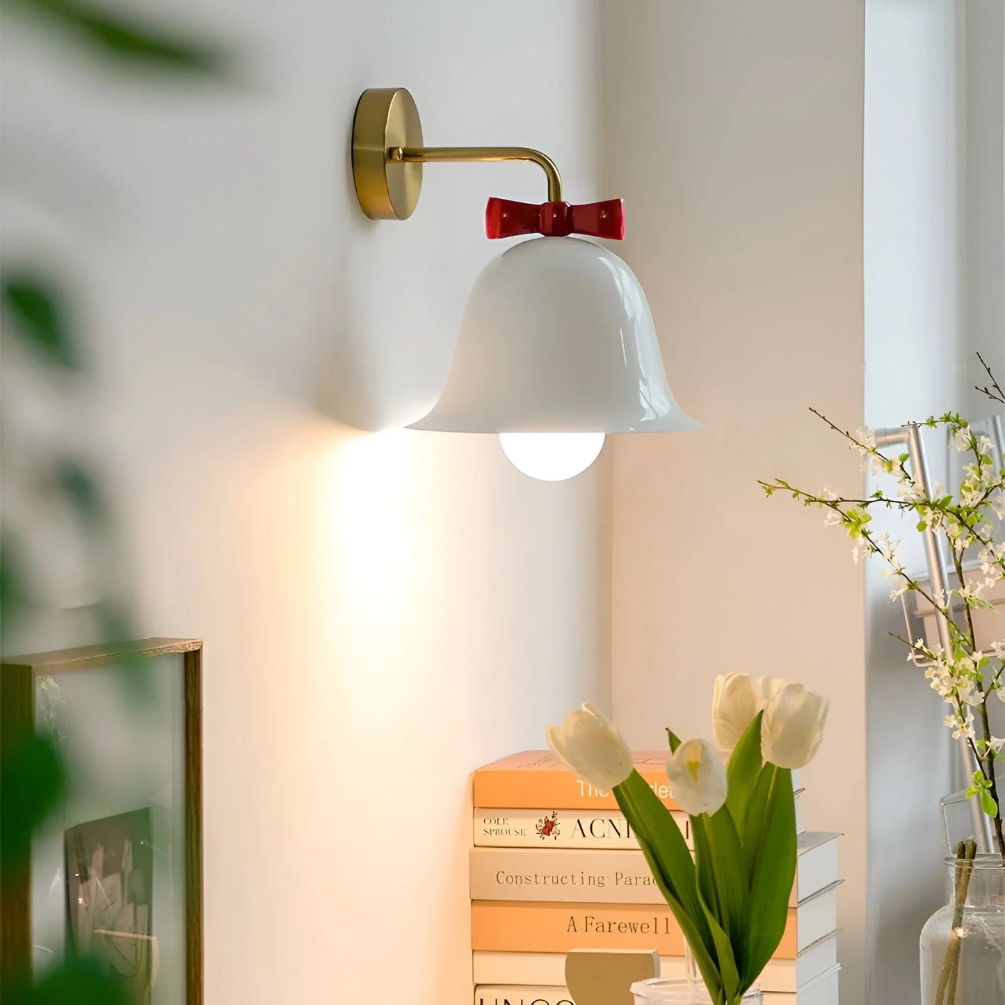 LumiBell – Lampa ścienna Bow Bell 3