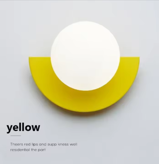 LumiGlow – Nowoczesna lampa ścienna w kształcie półkola 2