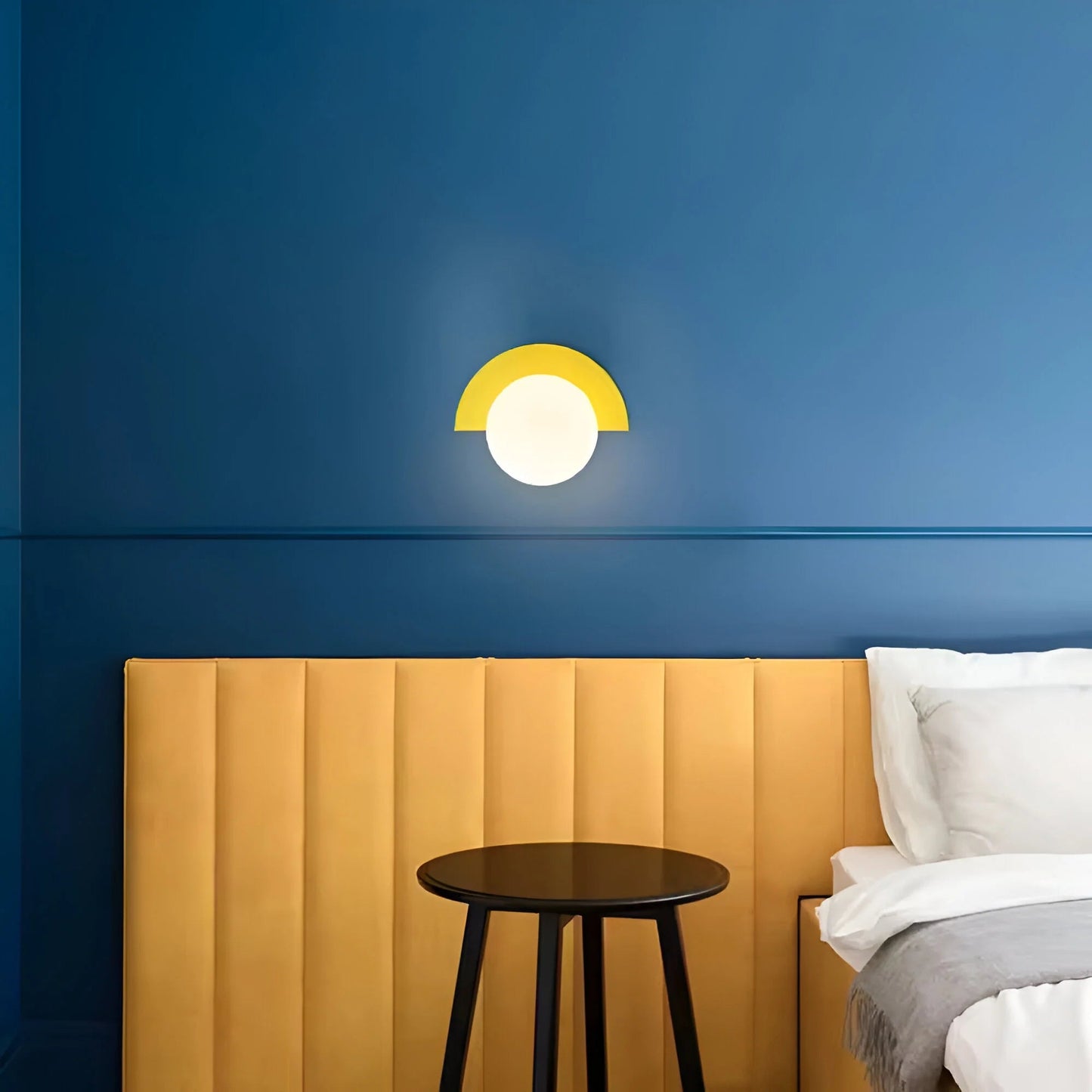 LumiGlow – Nowoczesna lampa ścienna w kształcie półkola 8