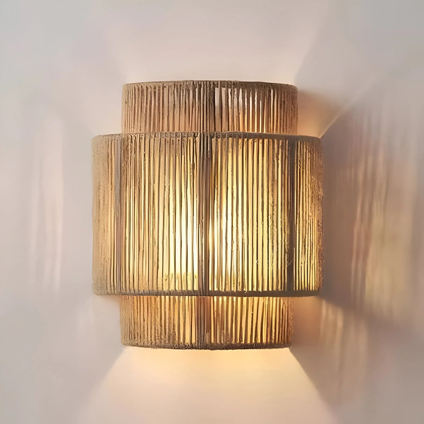 LumiRope – Naturalna lampa ścienna z konopnej liny 3