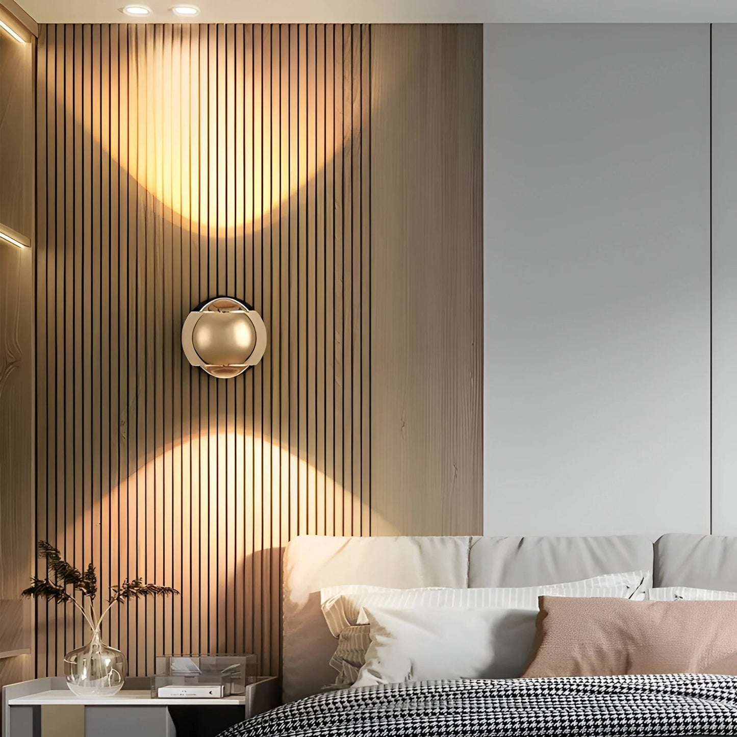 LumiTurn – Regulowana lampa ścienna LED 180° 2