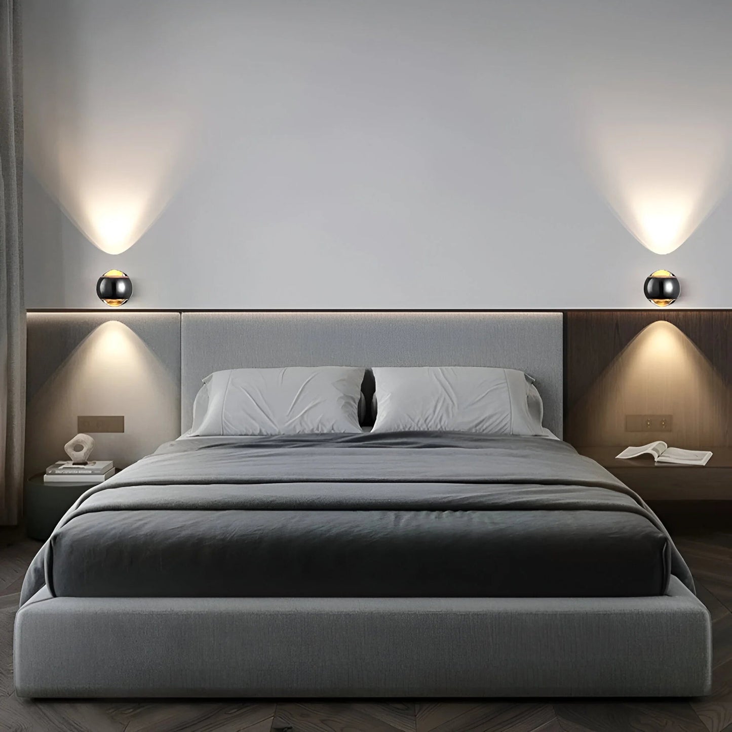 LumiTurn – Regulowana lampa ścienna LED 180° 6