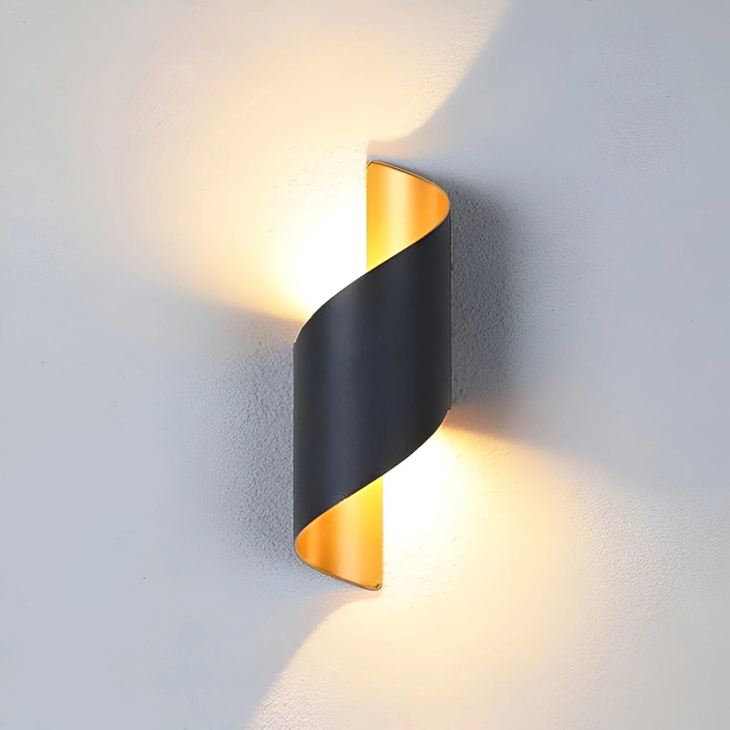 LumiTwist – Nowoczesna, skręcona lampa ścienna LED 4