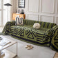 DecoraNest – Stylowy pokrowiec na sofę z wzorem labiryntu