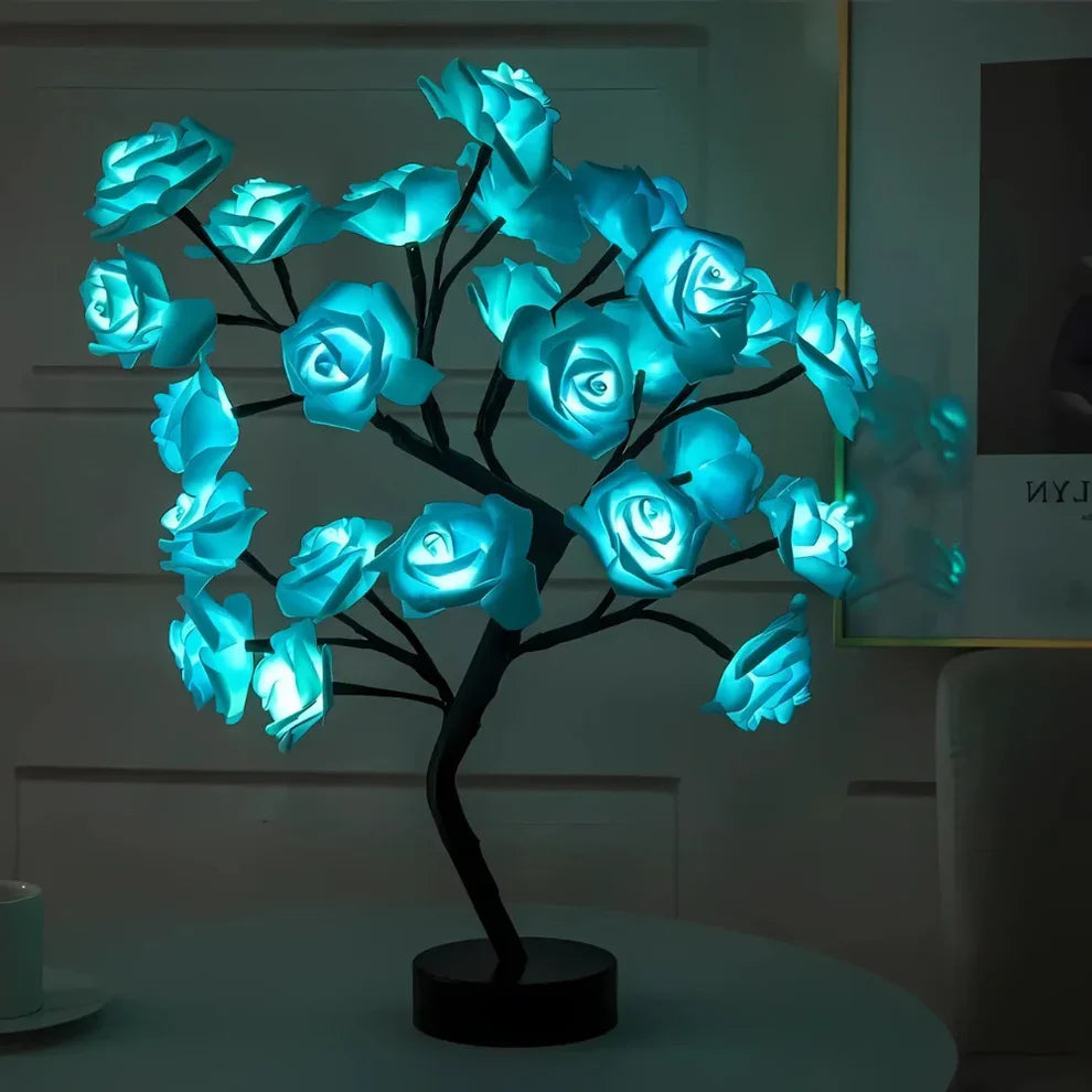 Floriva – Urokliwa Lampa Drzewko z Różami