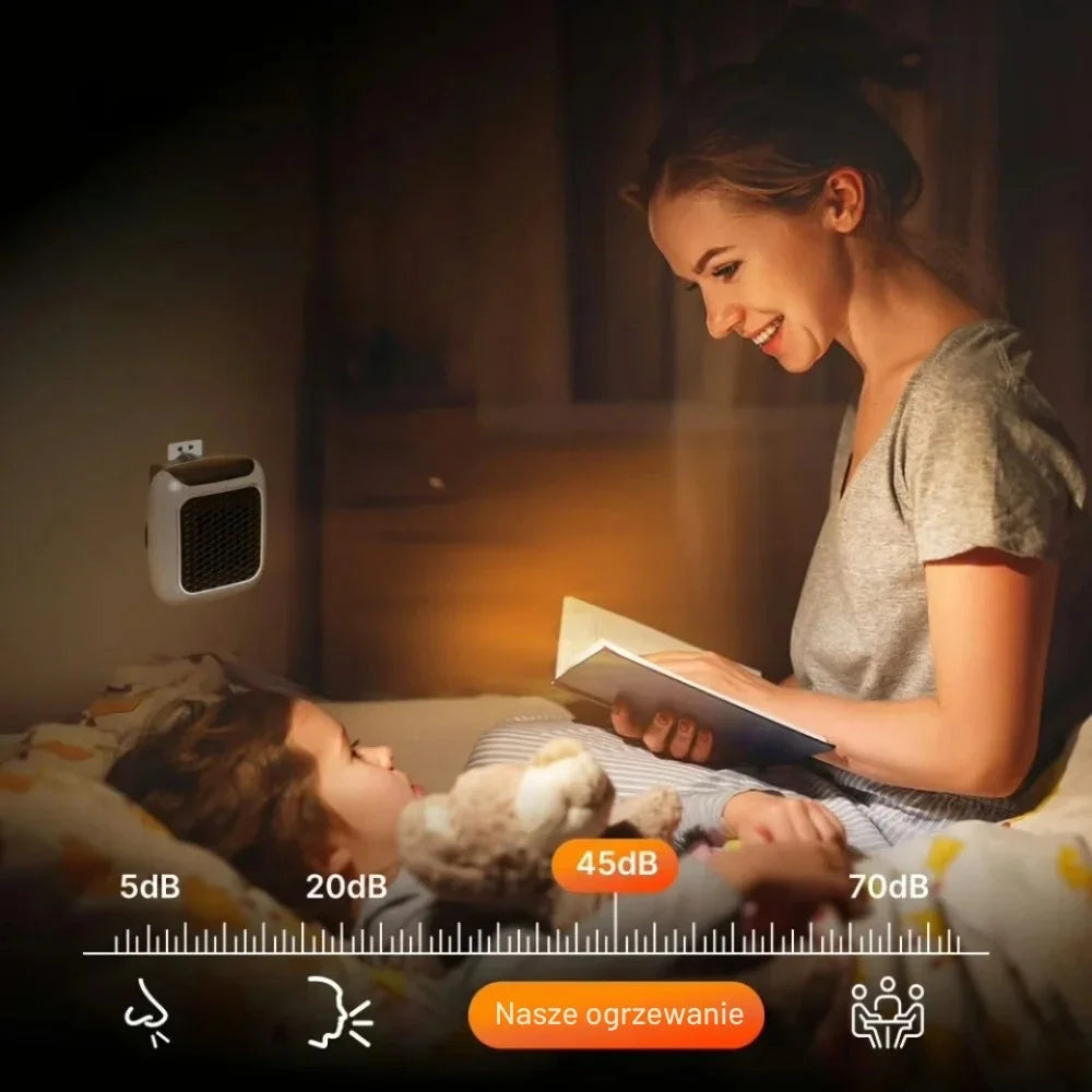 Climora – Kompaktowy Elektryczny Grzejnik z Pilotem