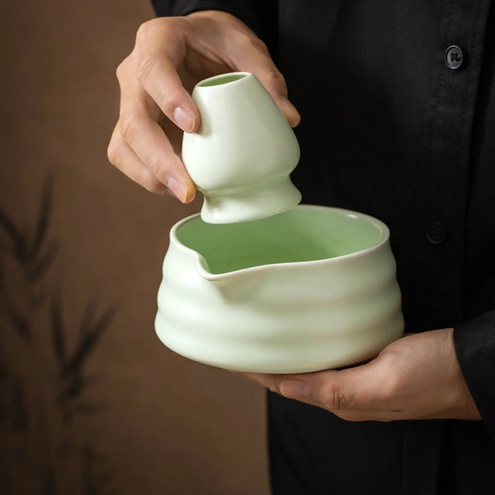 ZenBrew – Ceramiczny Zestaw do Herbaty Matcha