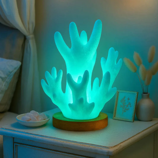 Neraya – Stołowa Lampka Koralowy Skarb