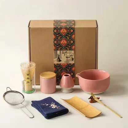 MatchaZen – 9-Częściowy Ceramiczny Zestaw do Matchy