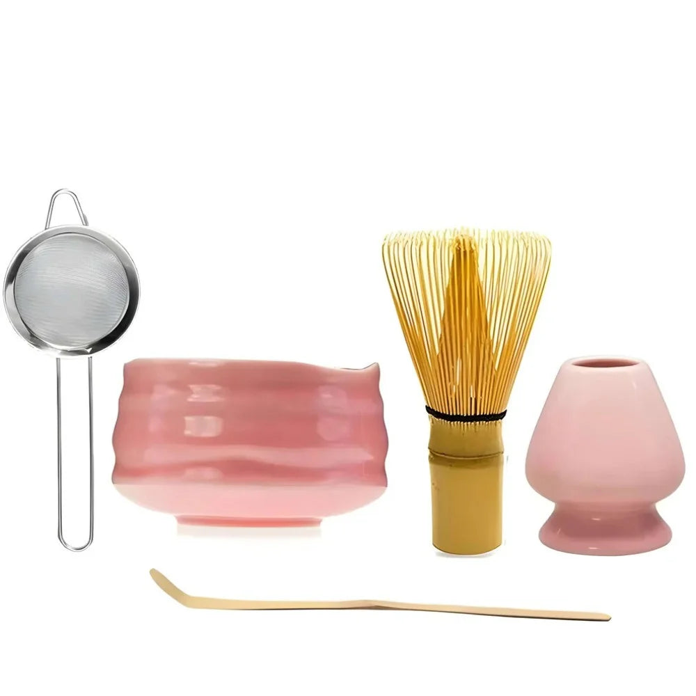 HanaMatcha – Różowa Ceramiczna Miska do Matchy