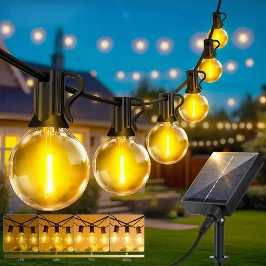 Brillora – Zewnętrzne Girlandowe Lampki Żarówkowe