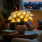 Florien – Stołowa Lampka z Bujnymi Liliami