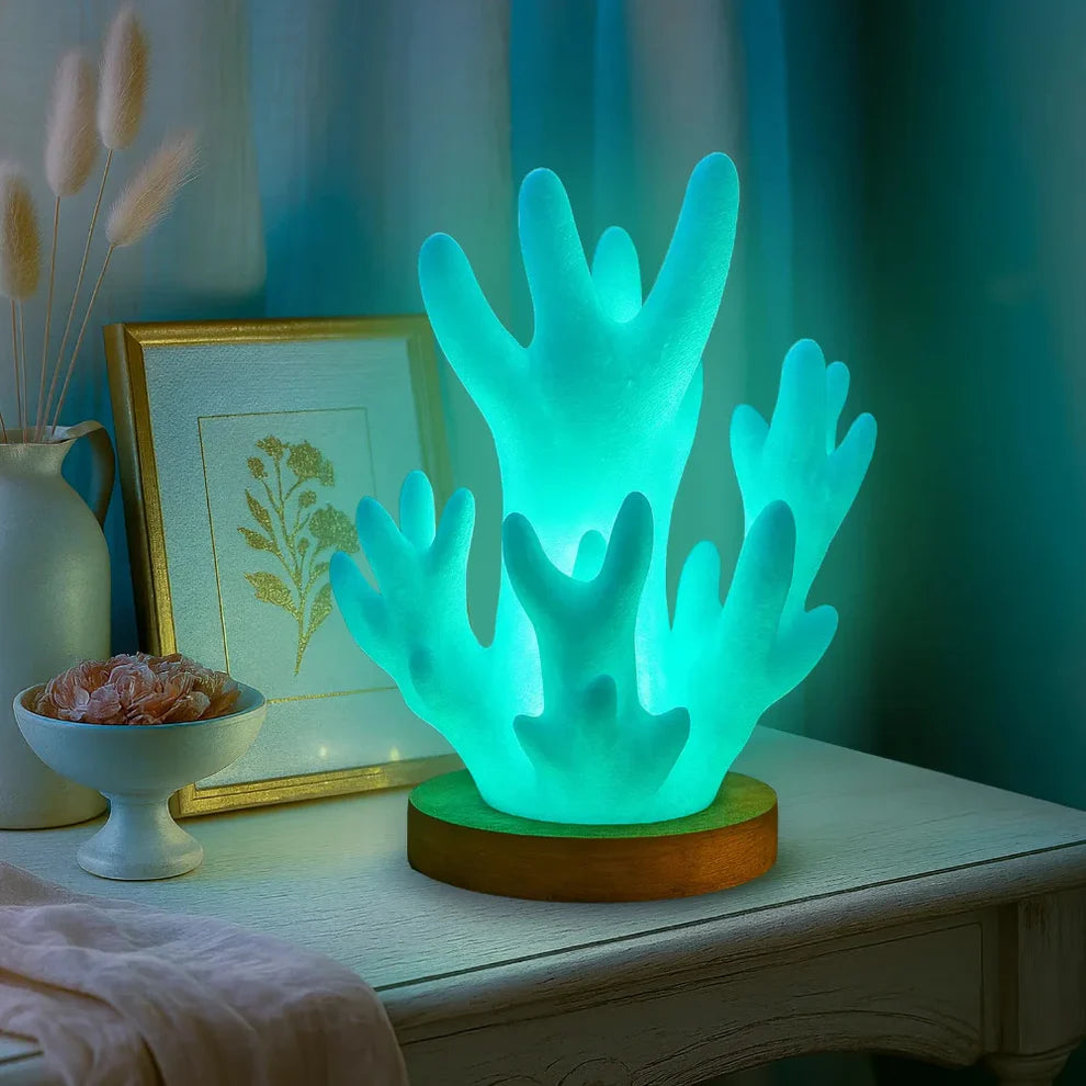 Neraya – Stołowa Lampka Koralowy Skarb
