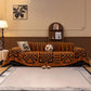 DecoraNest – Stylowy pokrowiec na sofę z wzorem labiryntu