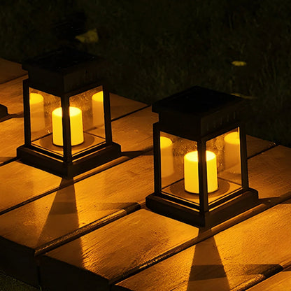 AuroraGlow – Solarna lampa ogrodowa w kształcie świecy 0