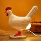 CluckGlow – Lampa stołowa z żywicy w kształcie jajka kurzego zasilana przez USB 1