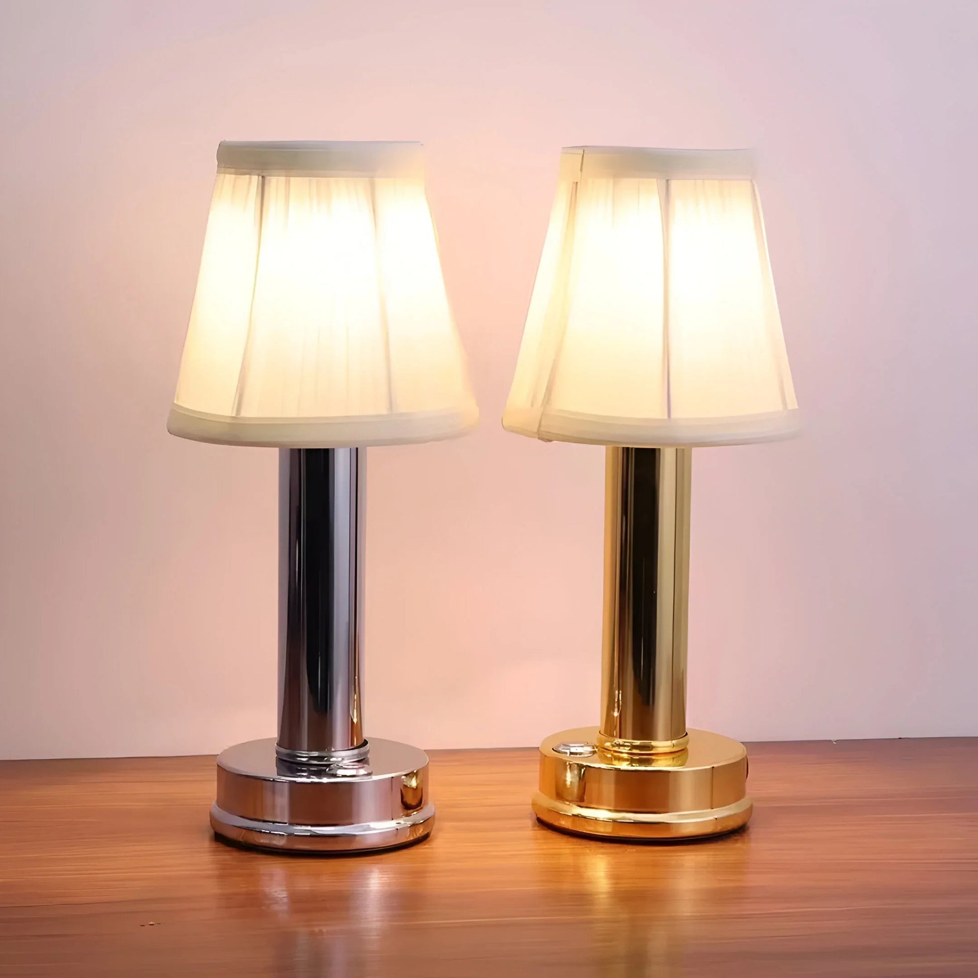 CozyGlow – bezprzewodowa lampa stołowa z jedwabiu 5