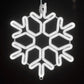 FrostGlow – Lampa ogrodowa w kształcie płatka śniegu 3