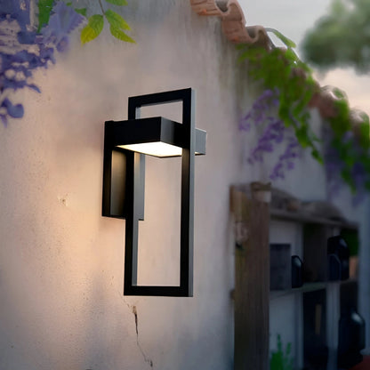 GlowCraft – Odporna na warunki atmosferyczne zewnętrzna lampa ścienna 0