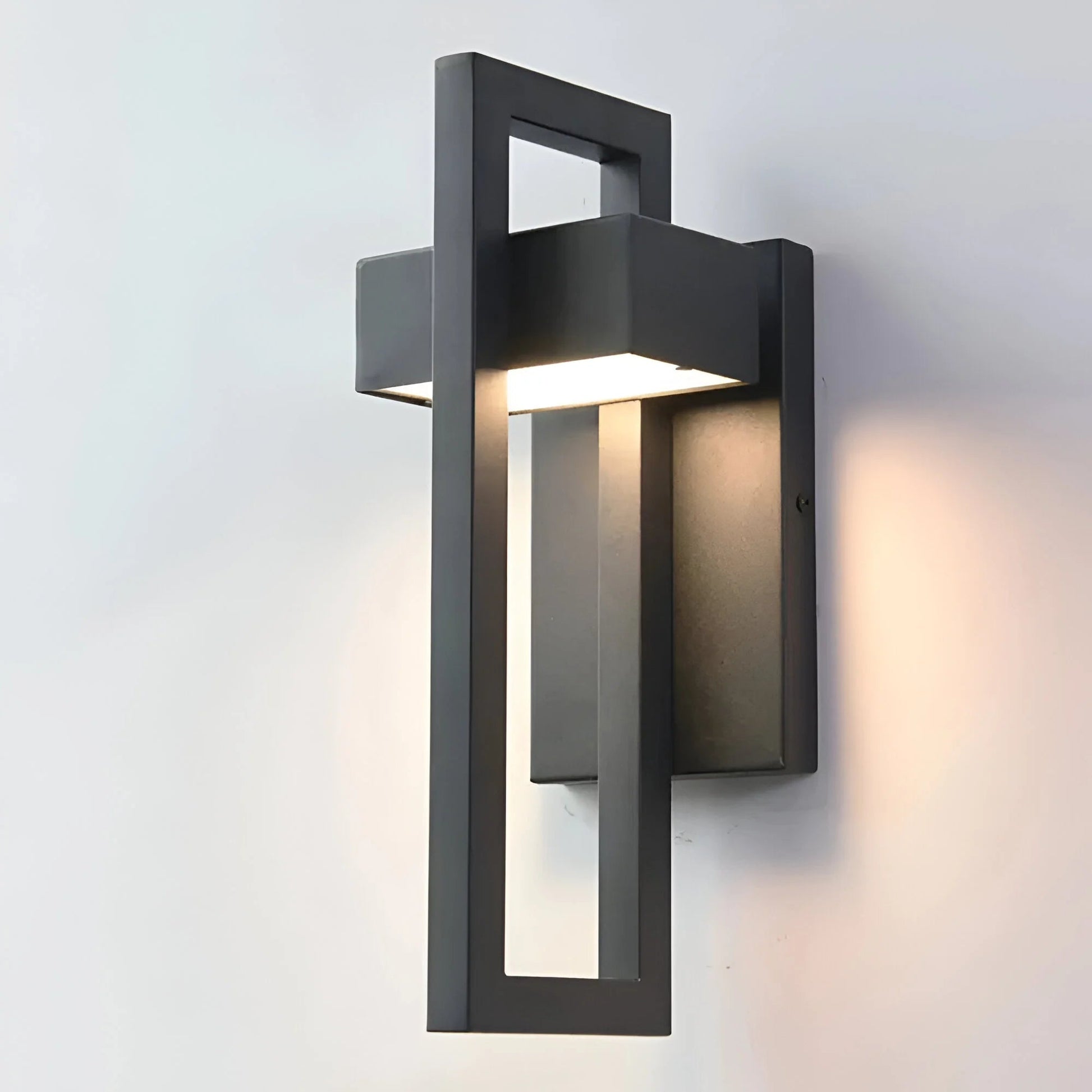 GlowCraft – Odporna na warunki atmosferyczne zewnętrzna lampa ścienna 5