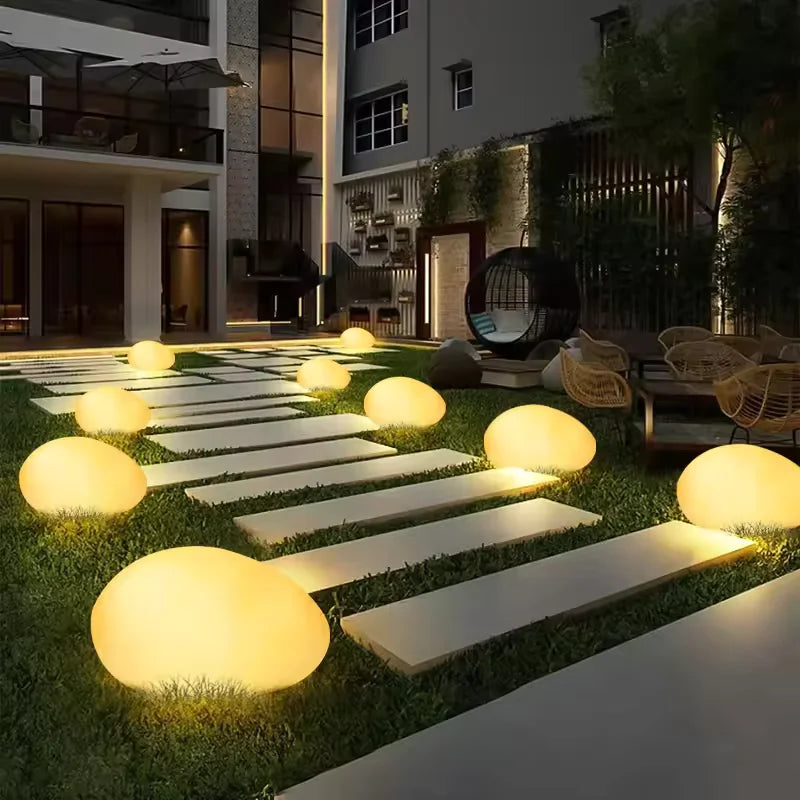 GlowStone – Lampa ogrodowa z kostki brukowej 2