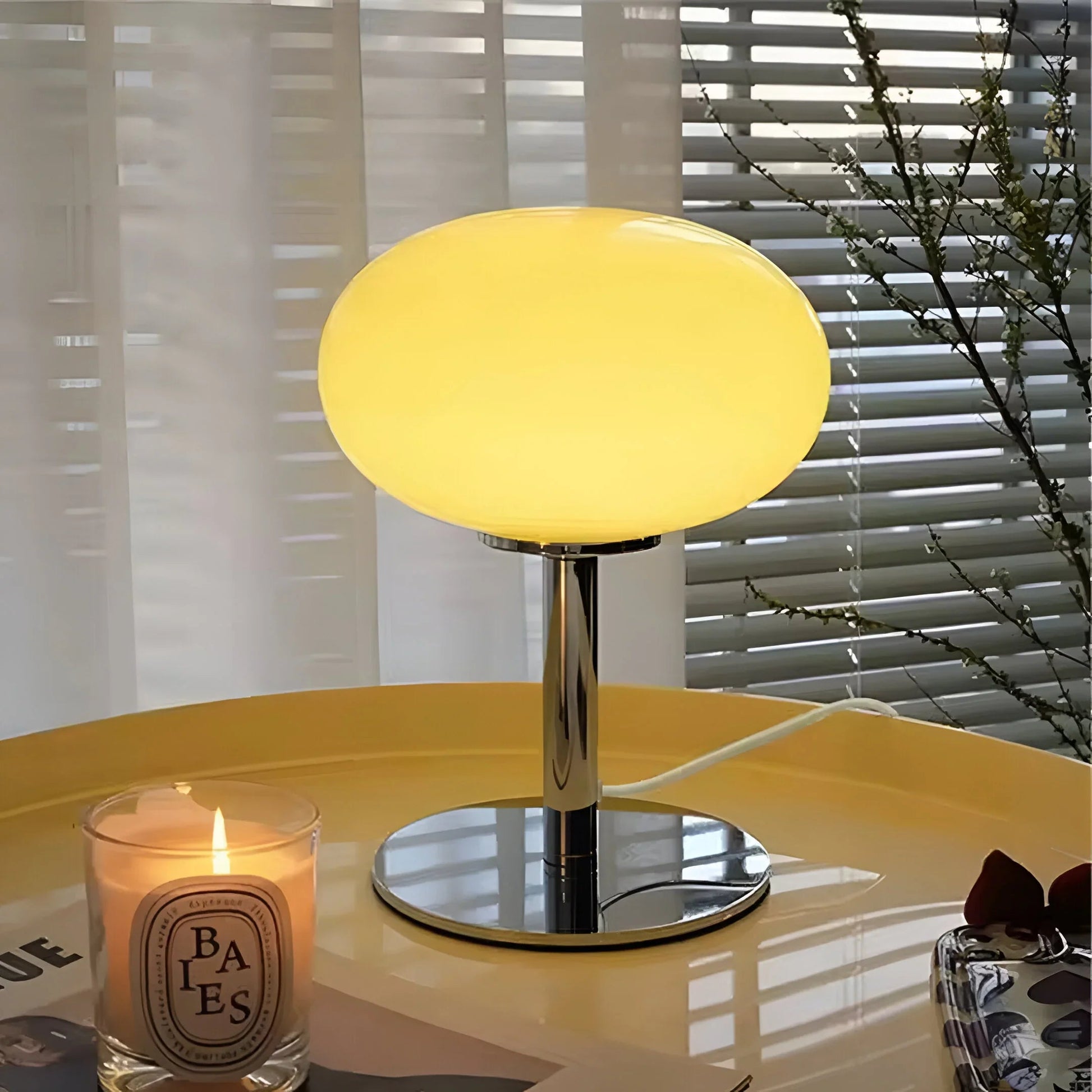 LolliGlow – Lampa stołowa ze szkła retro 0