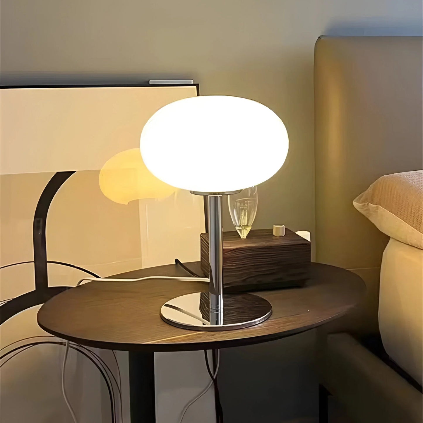 LolliGlow – Lampa stołowa ze szkła retro 4