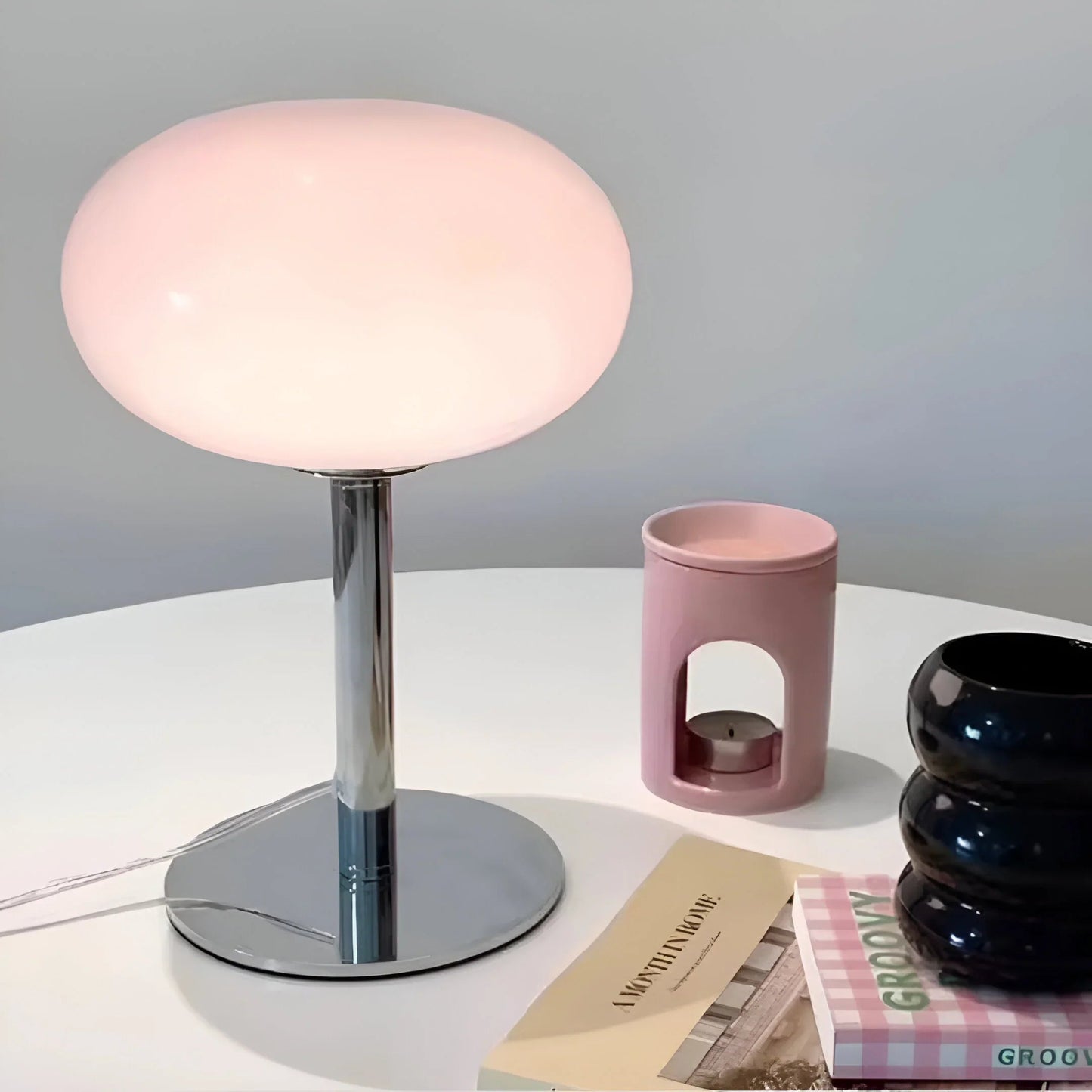 LolliGlow – Lampa stołowa ze szkła retro 5