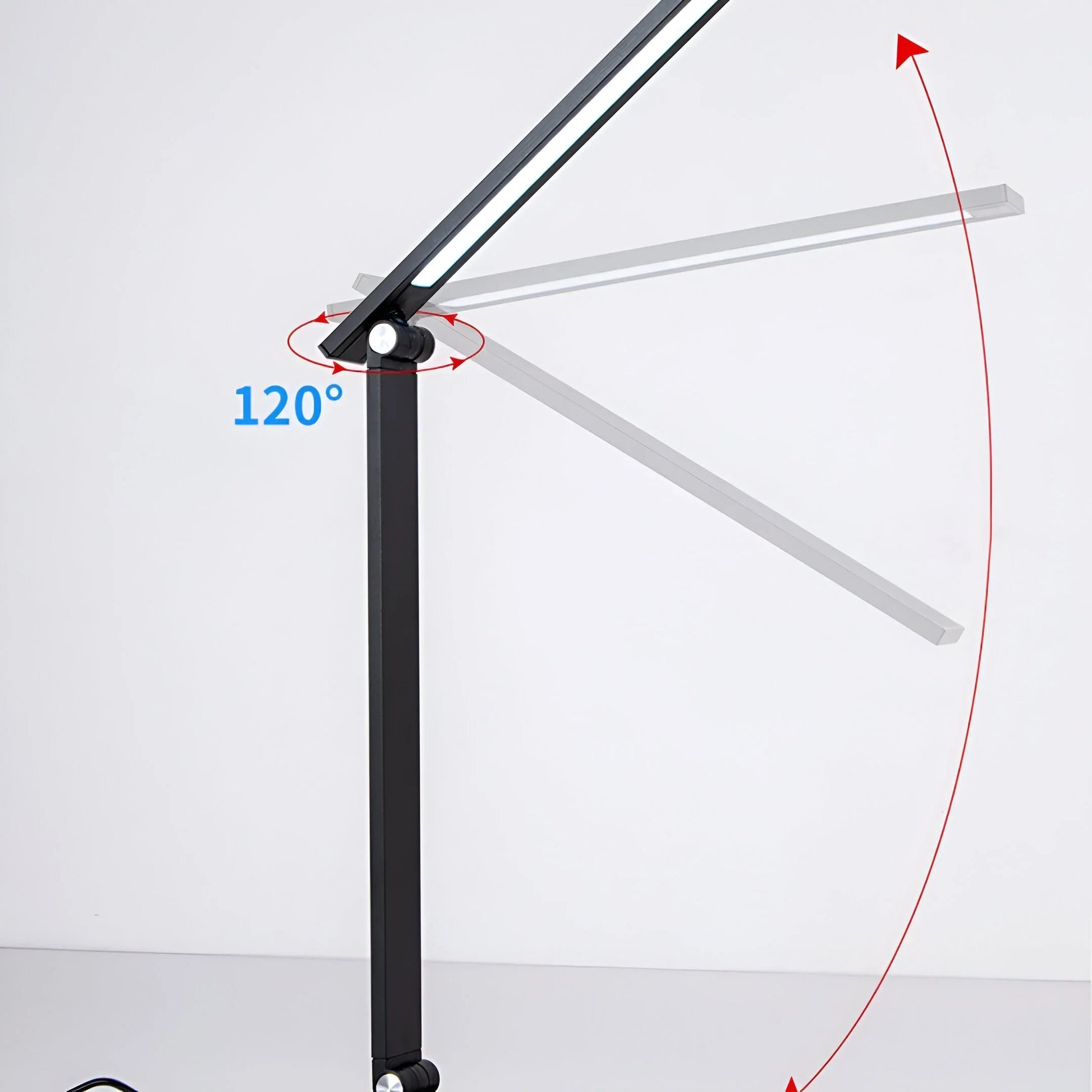 LumaFold – składana lampa stołowa LED z funkcją ściemniania dotykowego 6