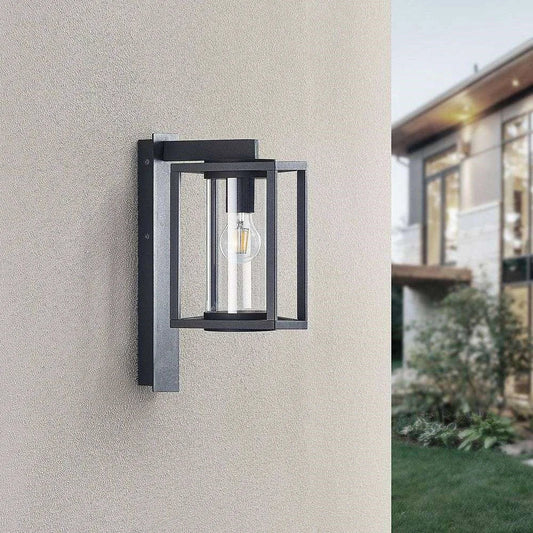 LumeGuard – lampa ogrodowa zewnętrzna z dyfuzorem szklanym 0