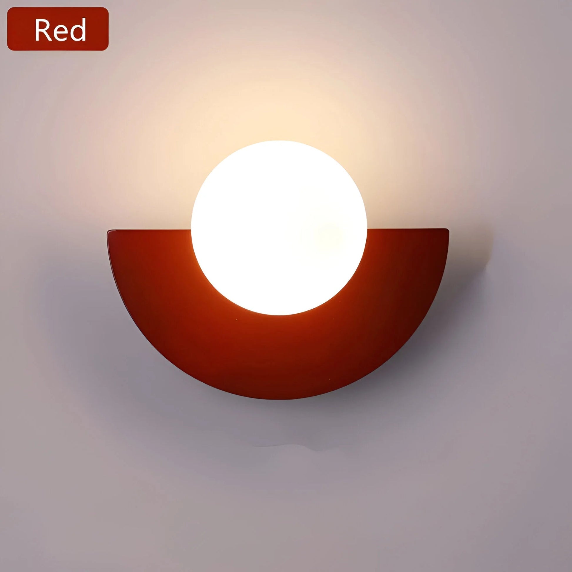 LumiGlow – Nowoczesna lampa ścienna w kształcie półkola 6