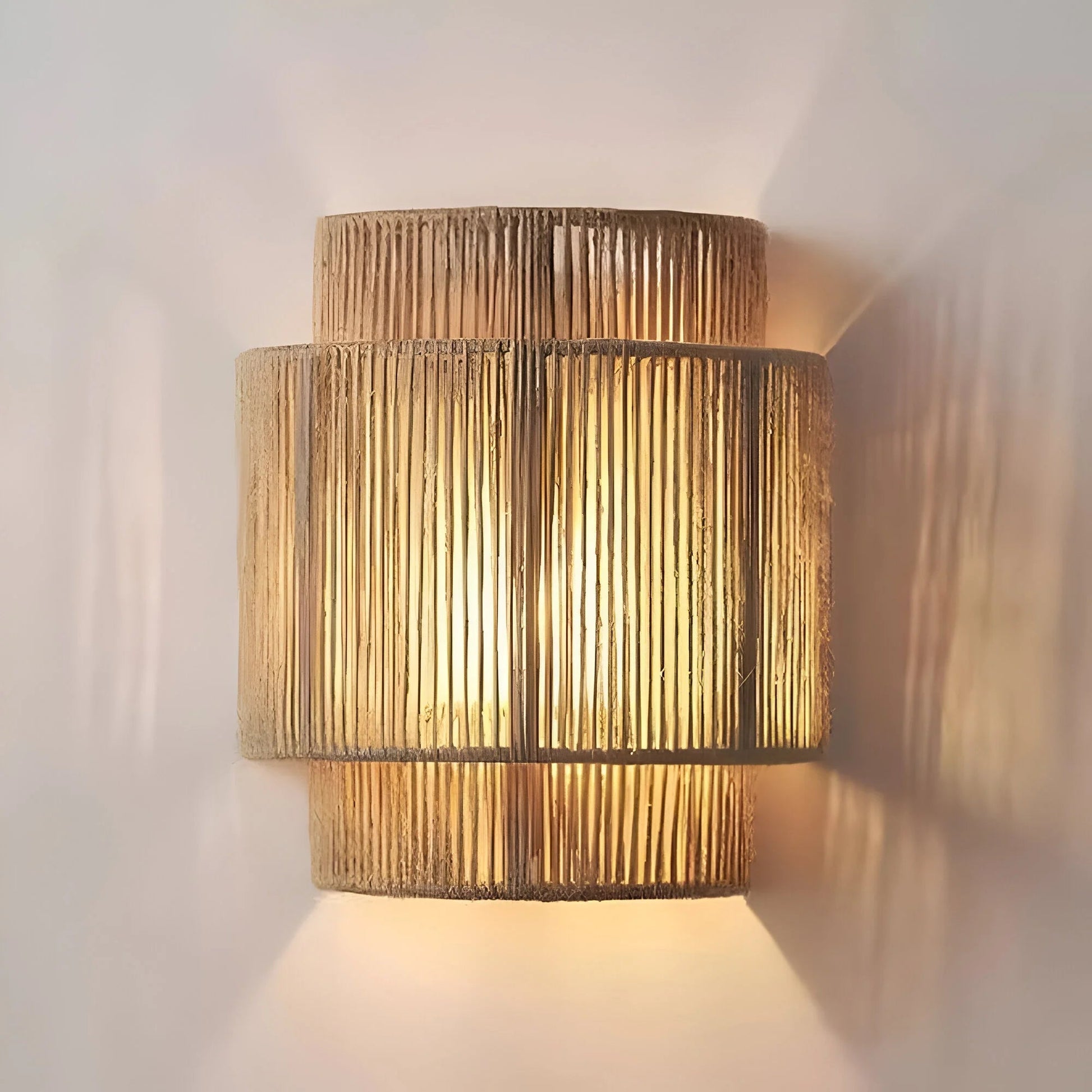 LumiRope – Naturalna lampa ścienna z konopnej liny 3