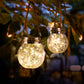 Luminara – Solarna lampa ogrodowa z popękanym szkłem 5