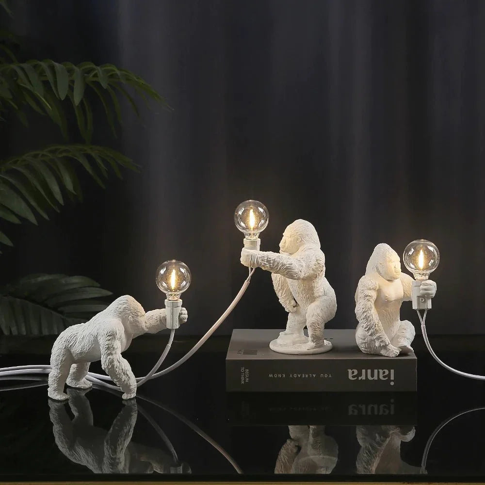 LumoGorilla – Lampa nocna z żywicy 3