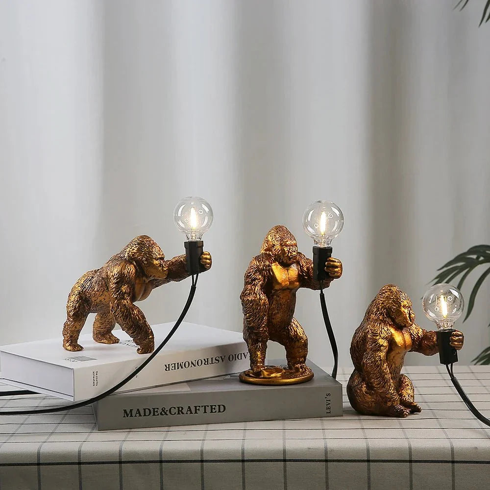 LumoGorilla – Lampa nocna z żywicy 6