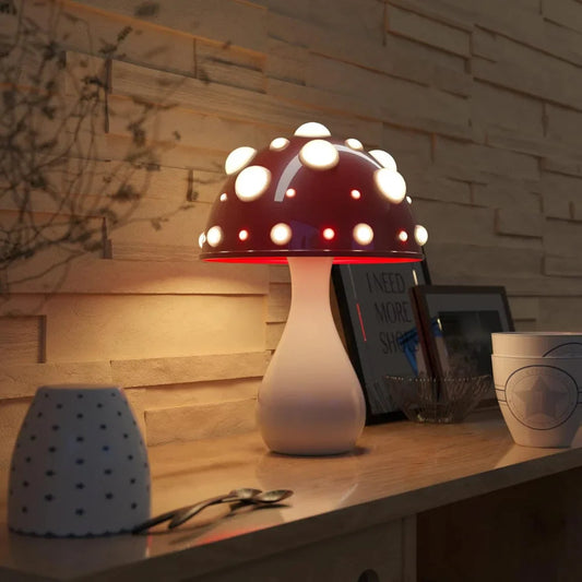 MushGlow – Ciepła, nastrojowa lampa stołowa w kształcie grzyba 0
