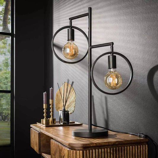 RustikGlow – metalowa lampa stołowa inspirowana stylem vintage 0