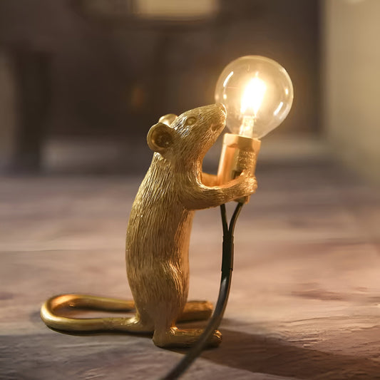 WhiskerGlow – Lampa stołowa LED w kształcie myszy 0